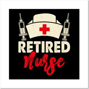 Retired Nurse T Shirt For Women Posters and Art